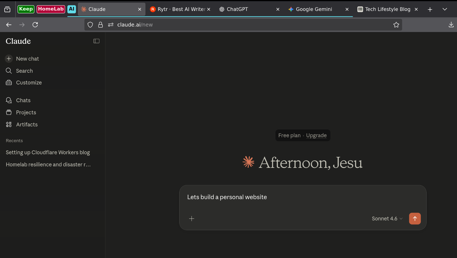 How I Built This Site in a Day